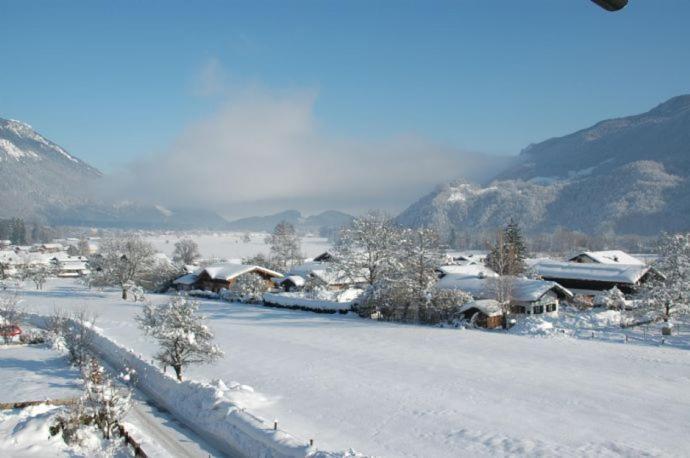 Premium-Chalet Achental Mit Kamin Und Sauna Schleching Exterior foto
