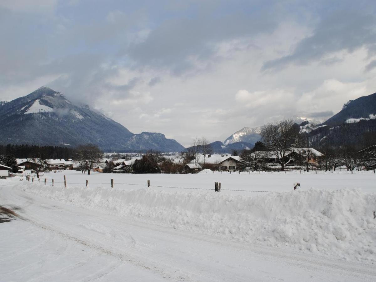 Premium-Chalet Achental Mit Kamin Und Sauna Schleching Exterior foto